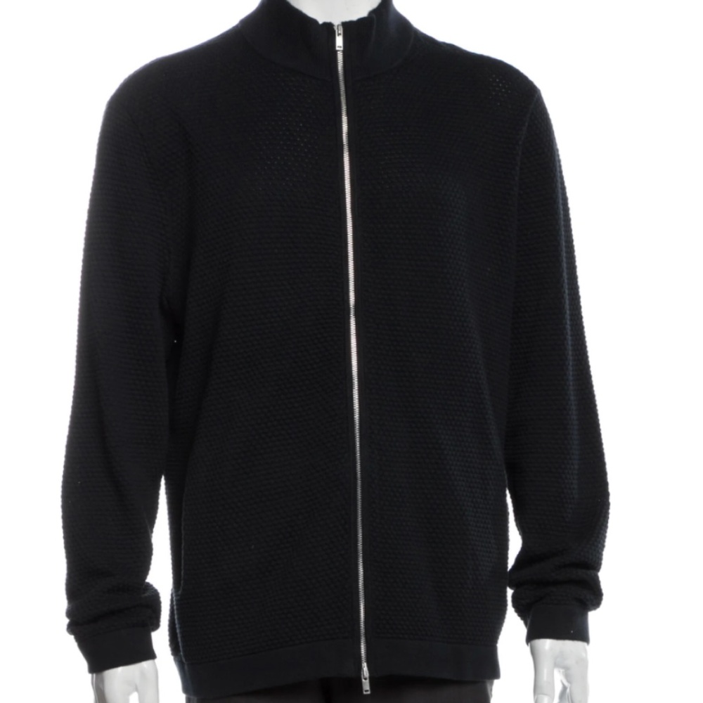 THEORY Mock Neck Long Sleeve Cardigan